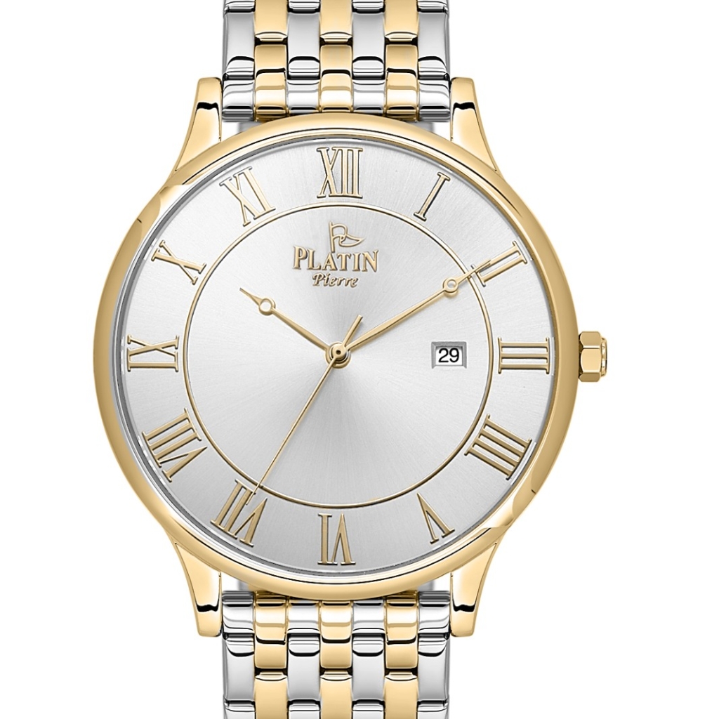 PLATİN PİERRE ERKEK KOL SAATİ