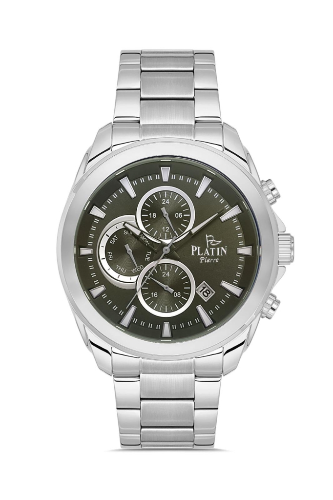 PLATİN PİERRE ERKEK KOL SAATİ
