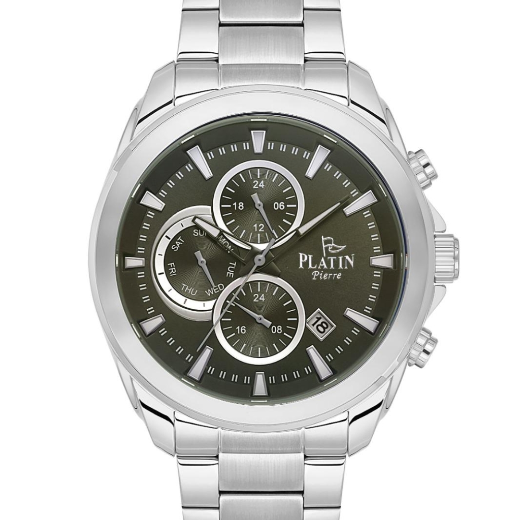 PLATİN PİERRE ERKEK KOL SAATİ
