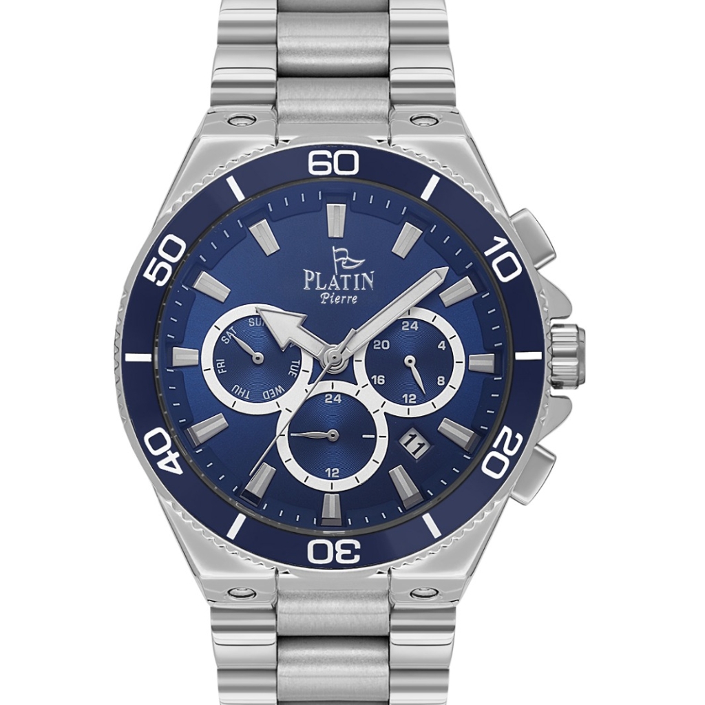 PLATİN PİERRE ERKEK KOL SAATİ