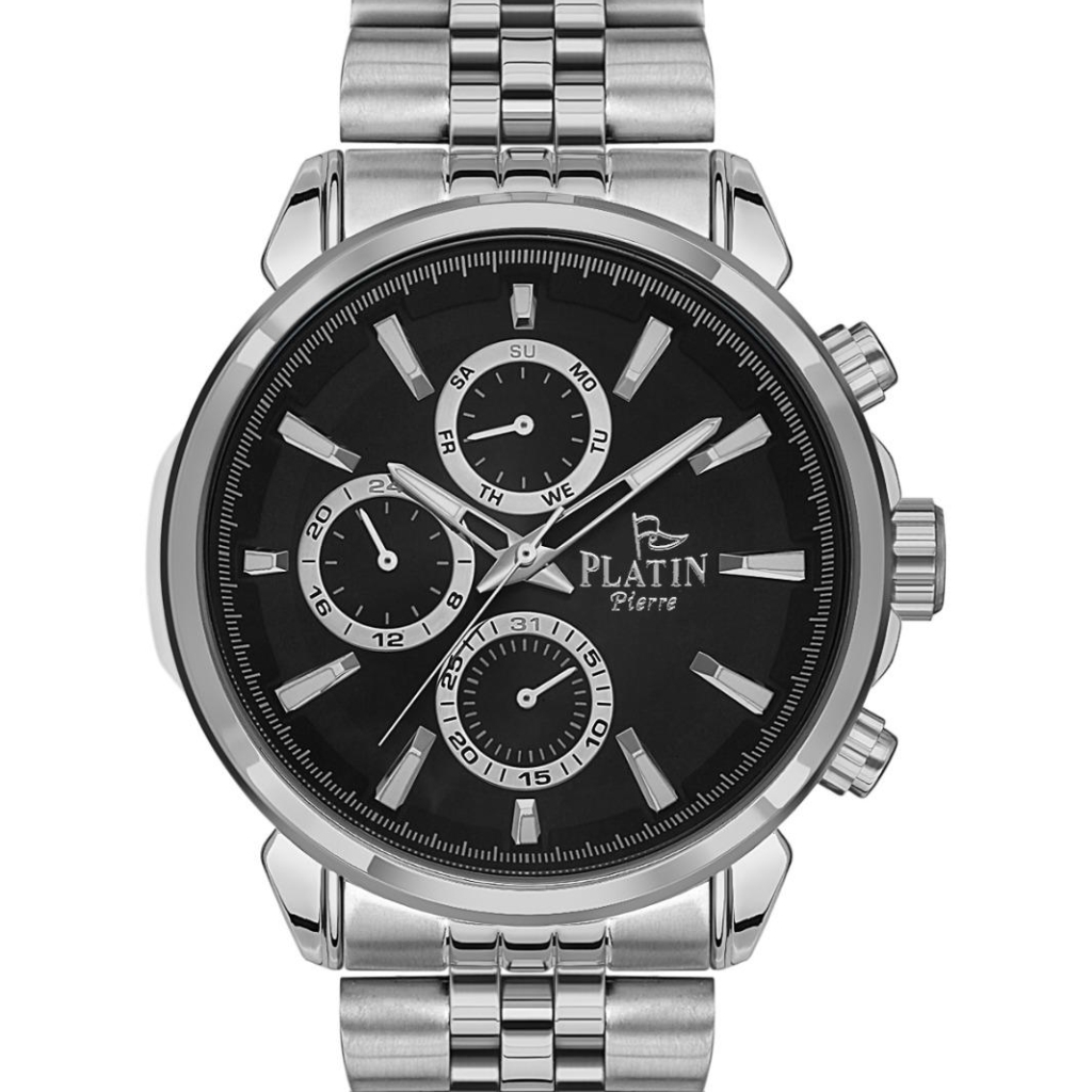 PLATİN PİERRE ERKEK KOL SAATİ