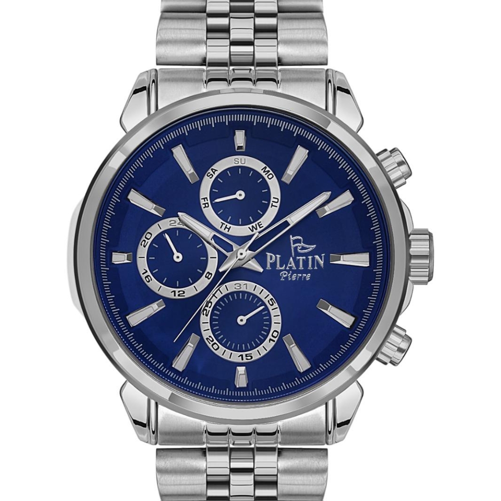 PLATİN PİERRE ERKEK KOL SAATİ