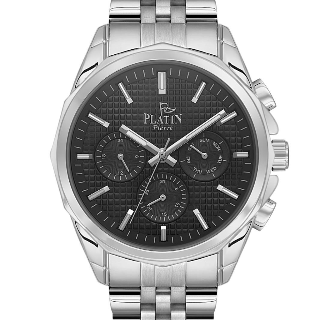 PLATİN PİERRE ERKEK KOL SAATİ
