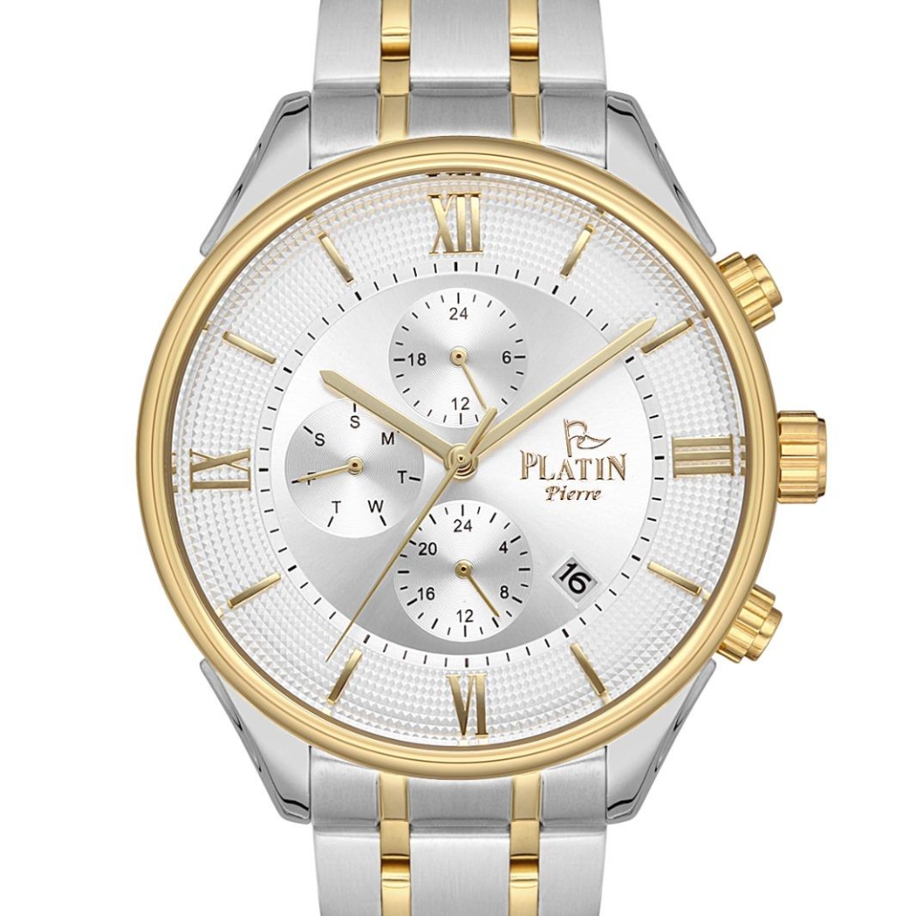PLATİN PİERRE ERKEK KOL SAATİ