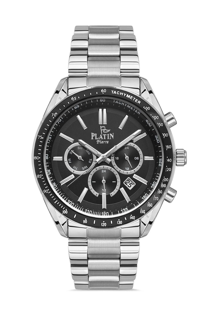 PLATİN PİERRE ERKEK KOL SAATİ
