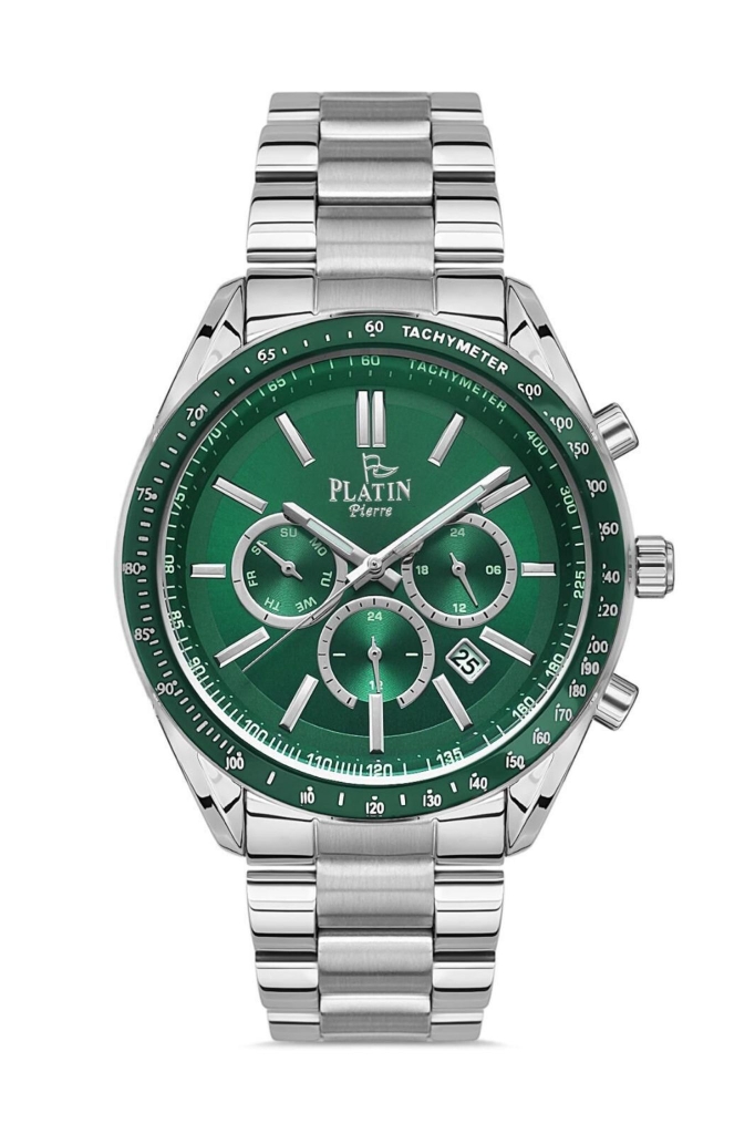 PLATİN PİERRE ERKEK KOL SAATİ