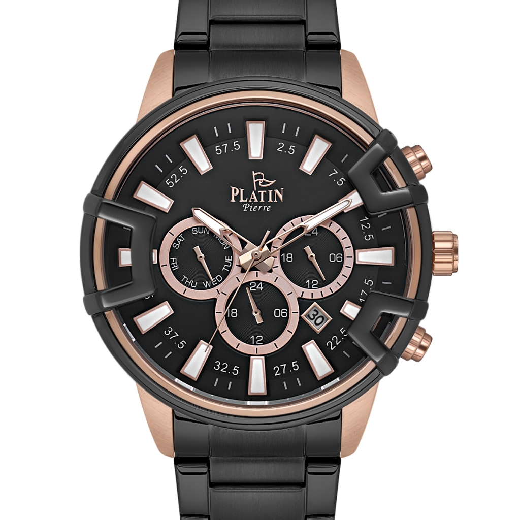 PLATİN PİERRE ERKEK KOL SAATİ