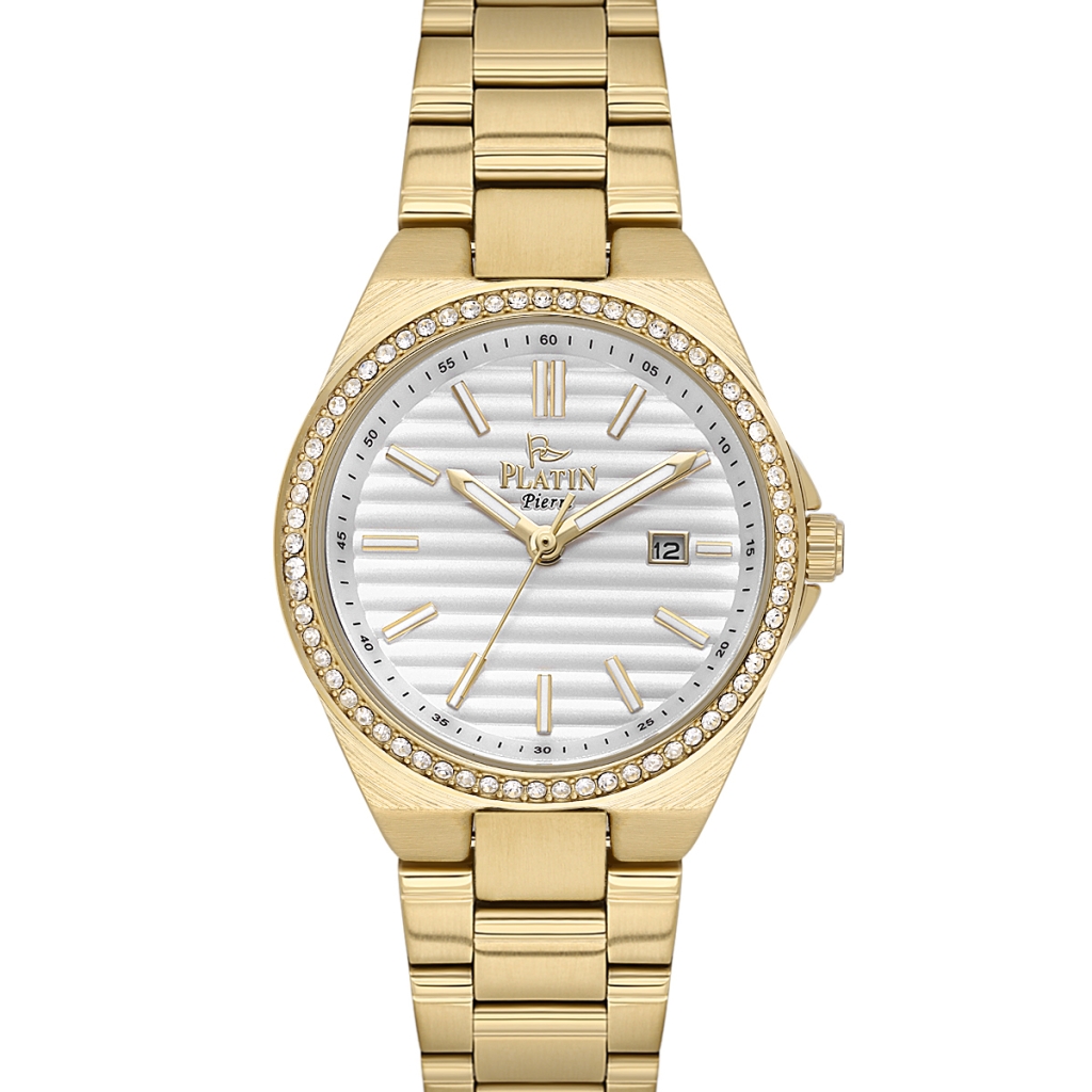 PLATİN PİERRE KADIN KOL SAATİ