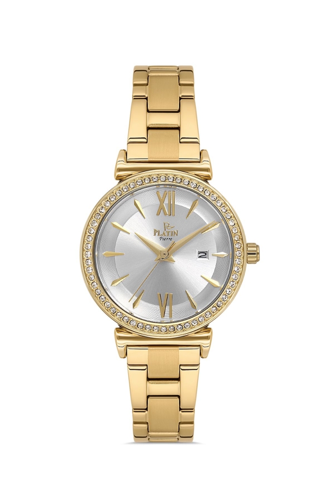 PLATİN PİERRE KADIN KOL SAATİ