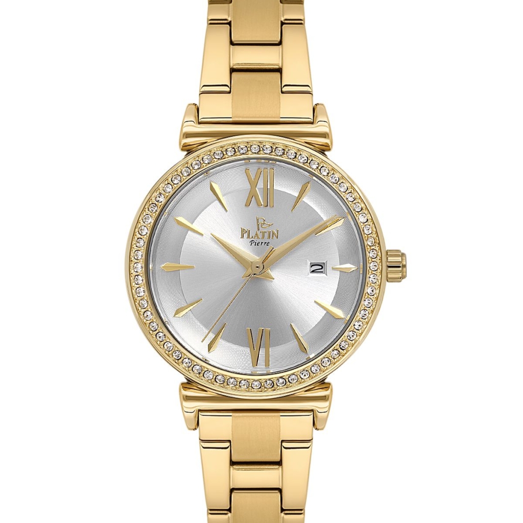 PLATİN PİERRE KADIN KOL SAATİ