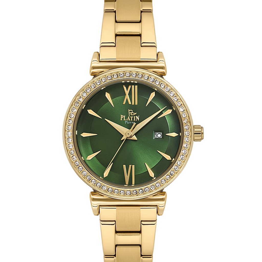 PLATİN PİERRE KADIN KOL SAATİ