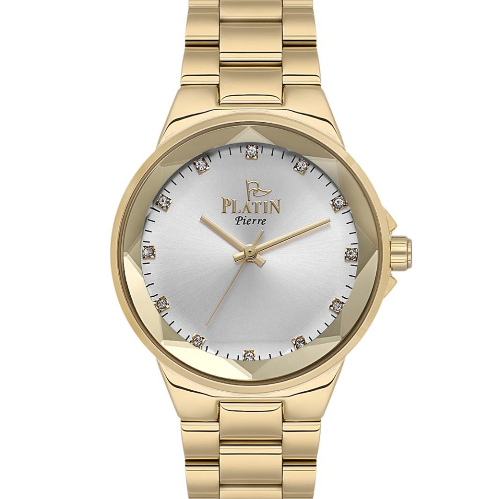PLATİN PİERRE KADIN KOL SAATİ