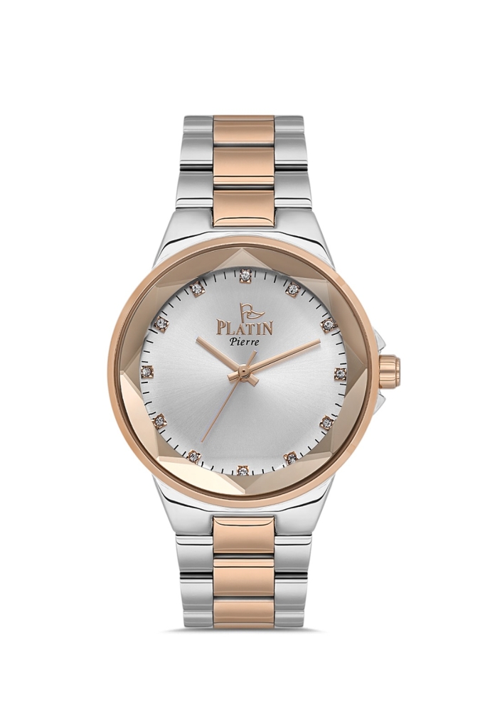 PLATİN PİERRE KADIN KOL SAATİ
