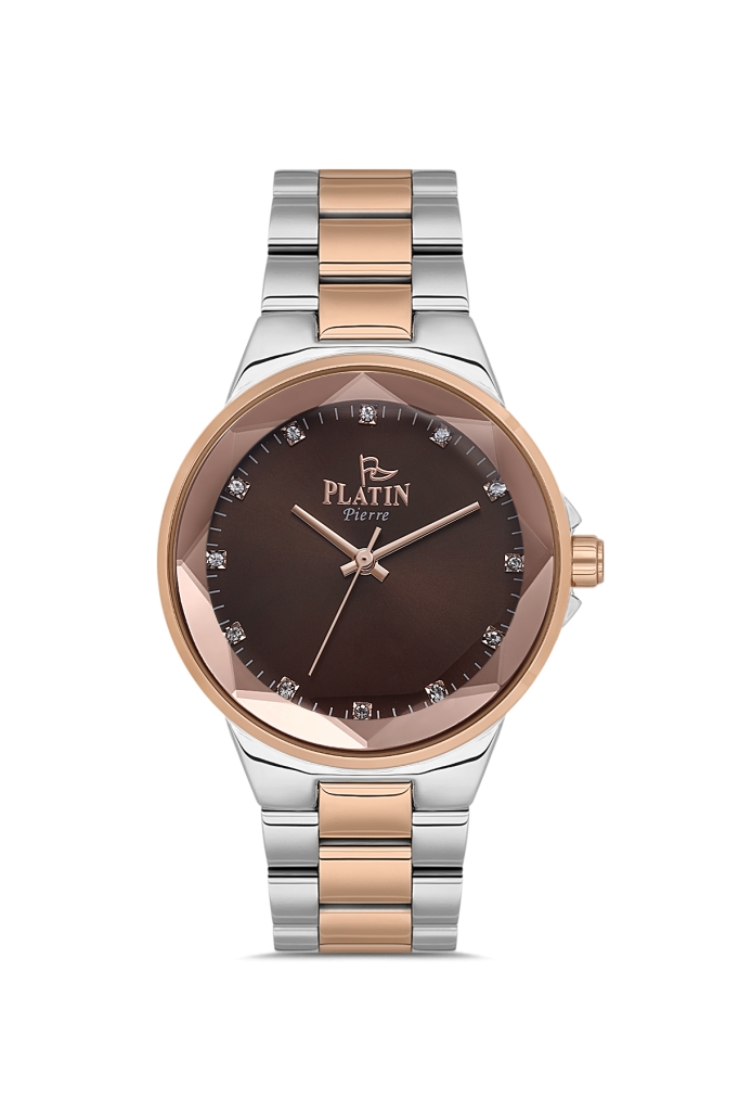 PLATİN PİERRE KADIN KOL SAATİ