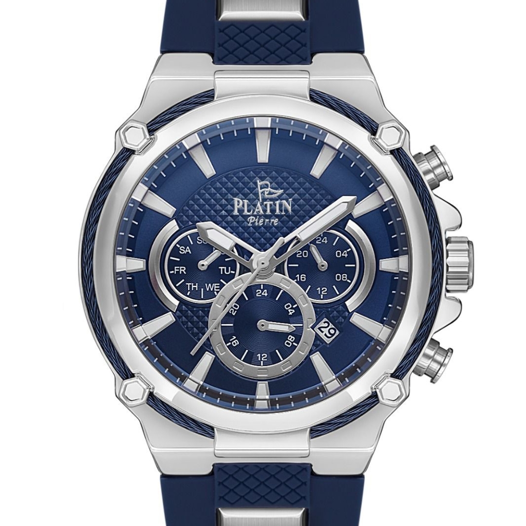 PLATİN PİERRE ERKEK KOL SAATİ