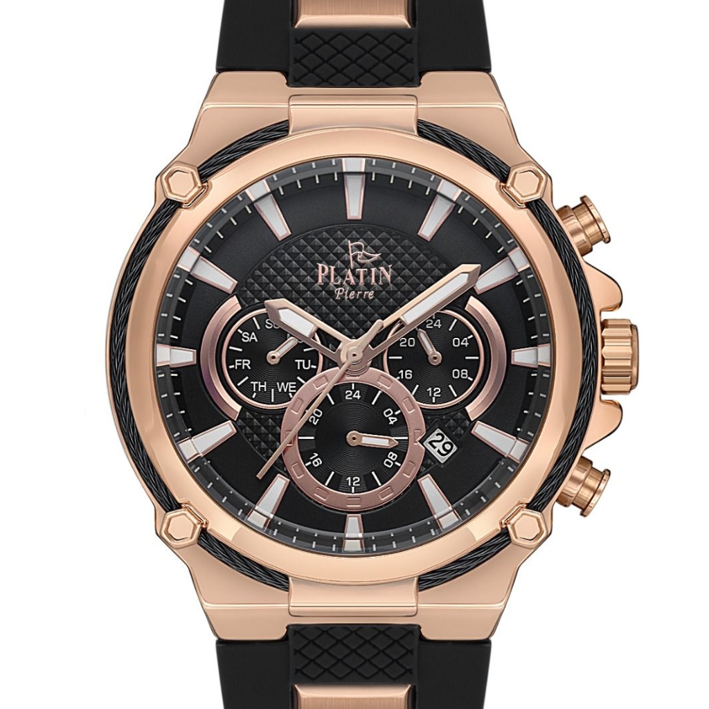 PLATİN PİERRE ERKEK KOL SAATİ