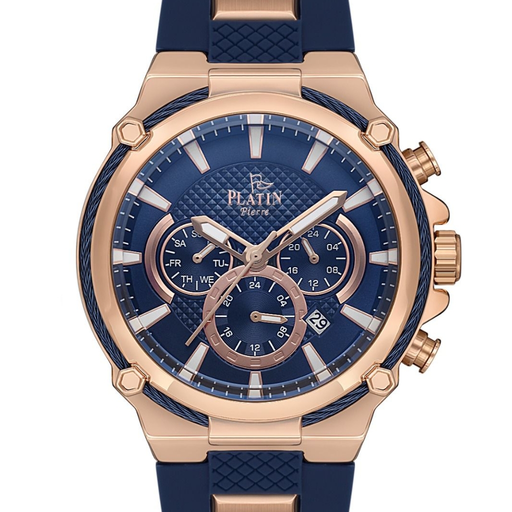 PLATİN PİERRE ERKEK KOL SAATİ