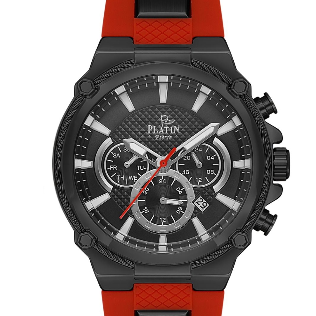 PLATİN PİERRE ERKEK KOL SAATİ