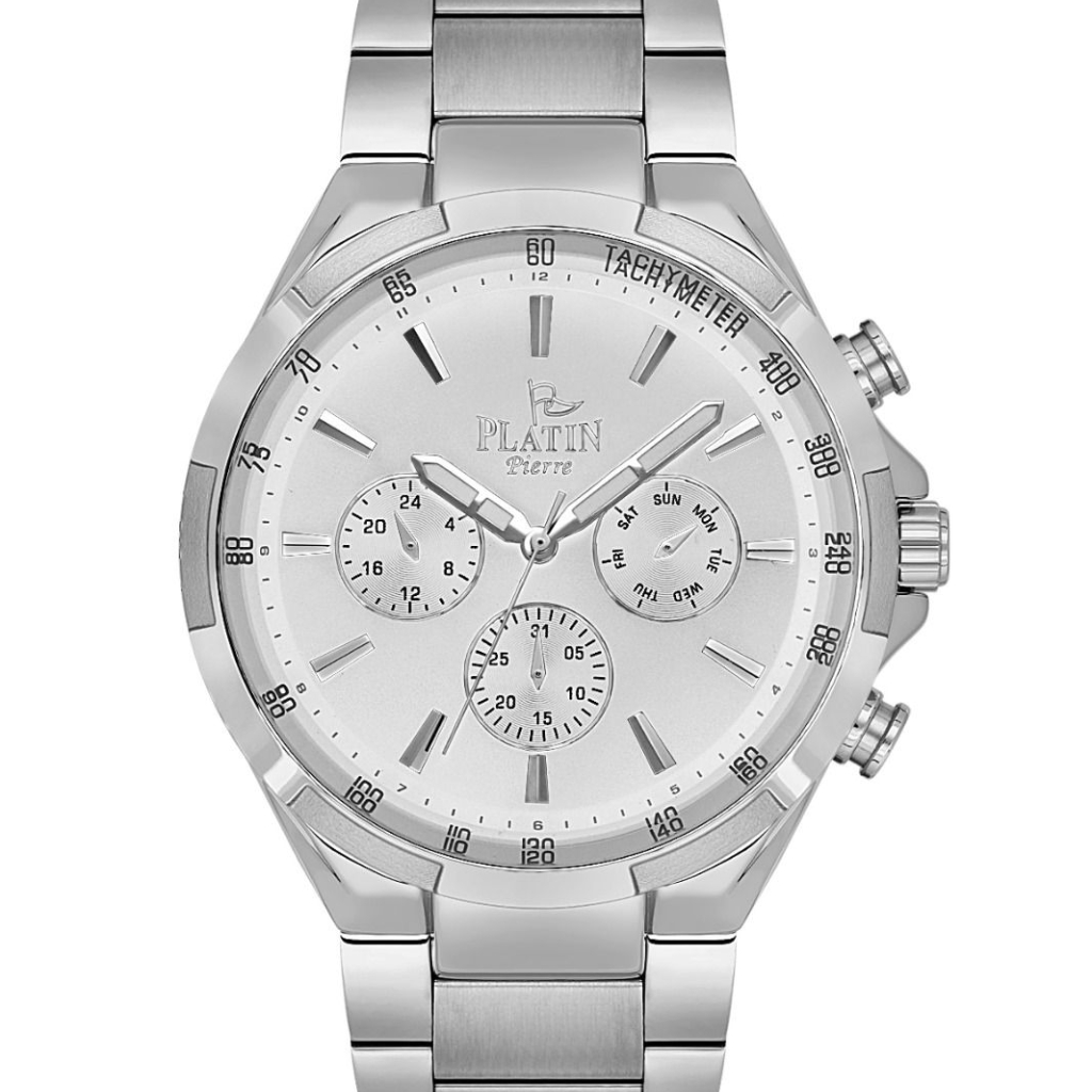 PLATİN PİERRE ERKEK KOL SAATİ