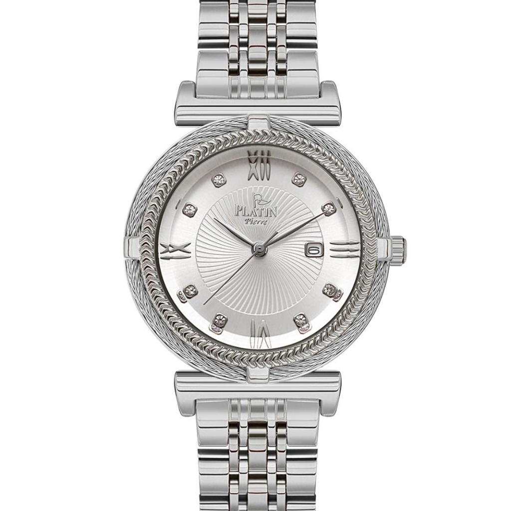 PLATİN PİERRE KADIN KOL SAATİ