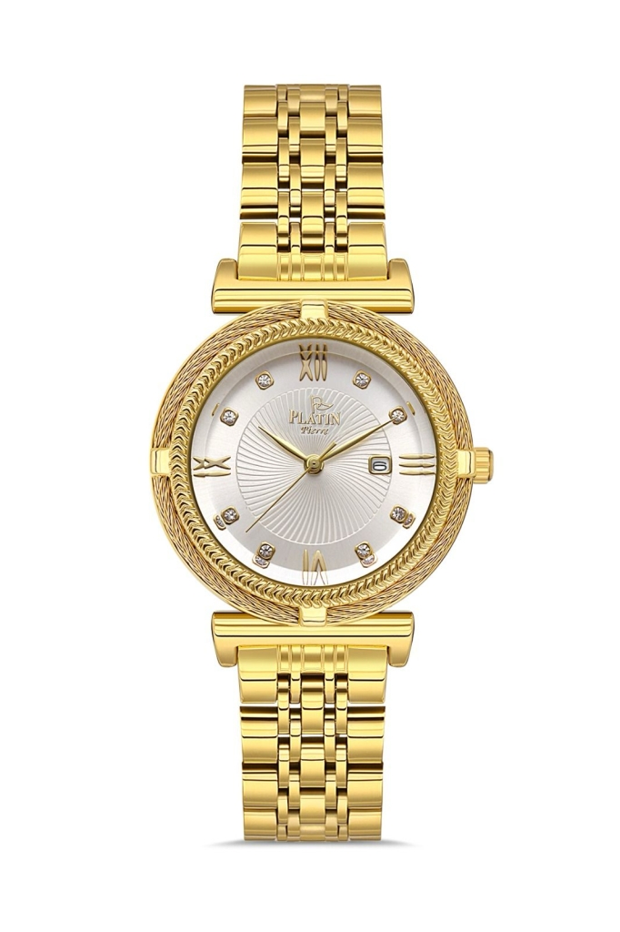 PLATİN PİERRE KADIN KOL SAATİ