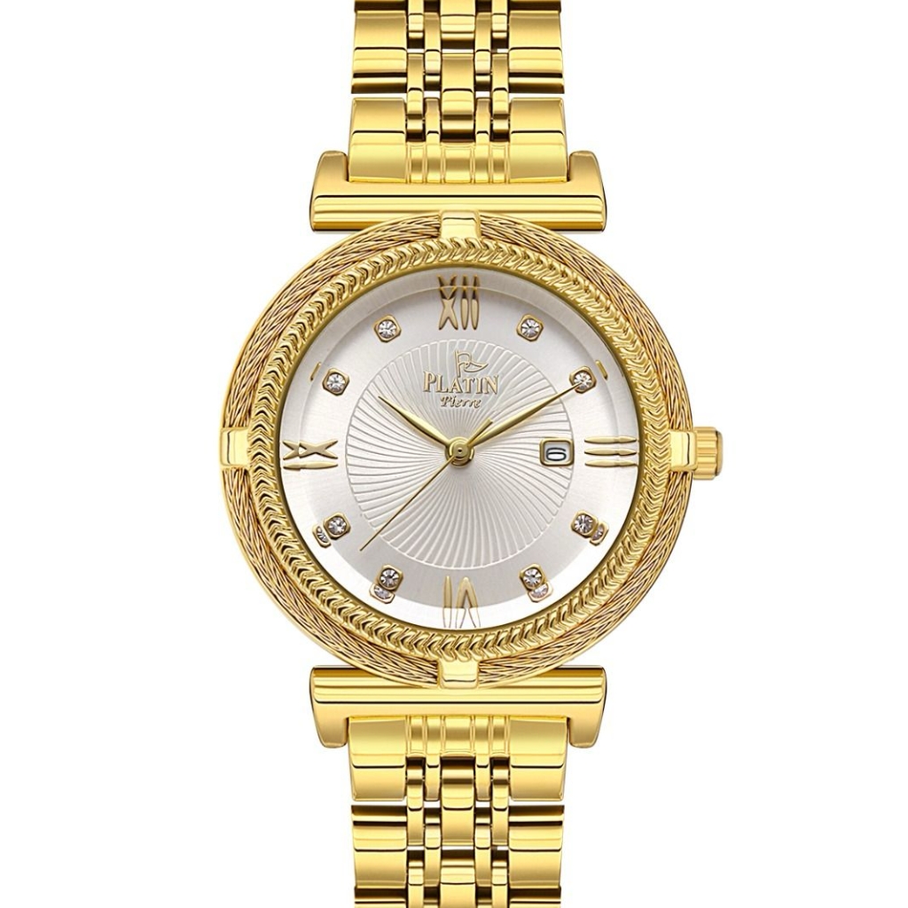 PLATİN PİERRE KADIN KOL SAATİ