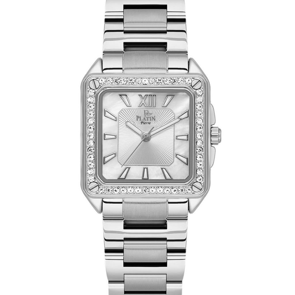 PLATİN PİERRE KADIN KOL SAATİ