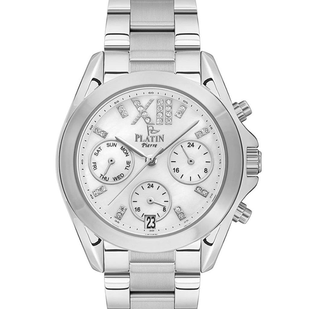 PLATİN PİERRE KADIN KOL SAATİ