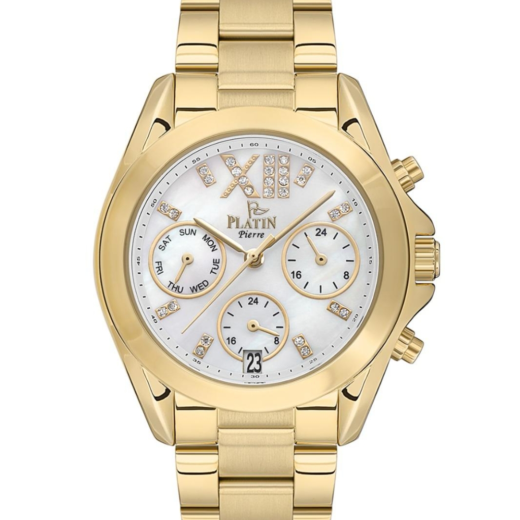 PLATİN PİERRE KADIN KOL SAATİ