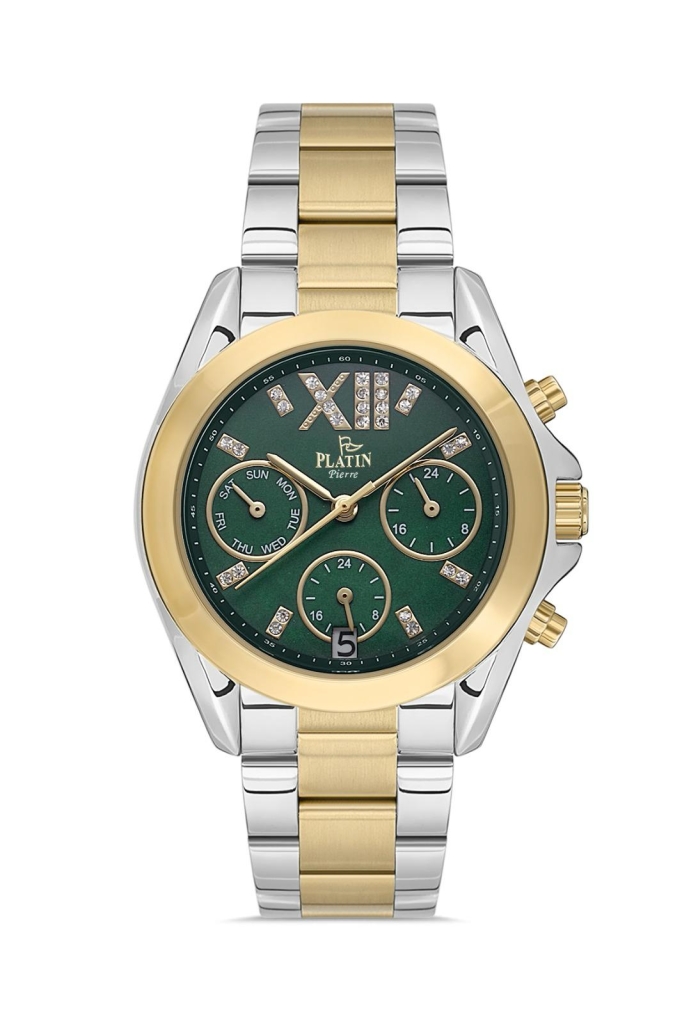 PLATİN PİERRE KADIN KOL SAATİ