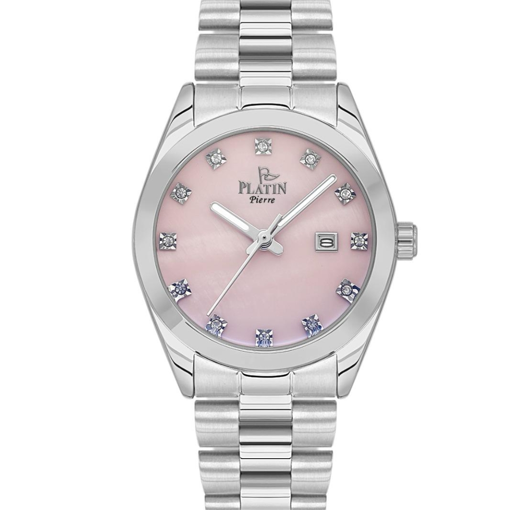 PLATİN PİERRE KADIN KOL SAATİ