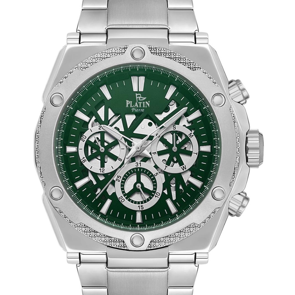 PLATİN PİERRE ERKEK KOL SAATİ