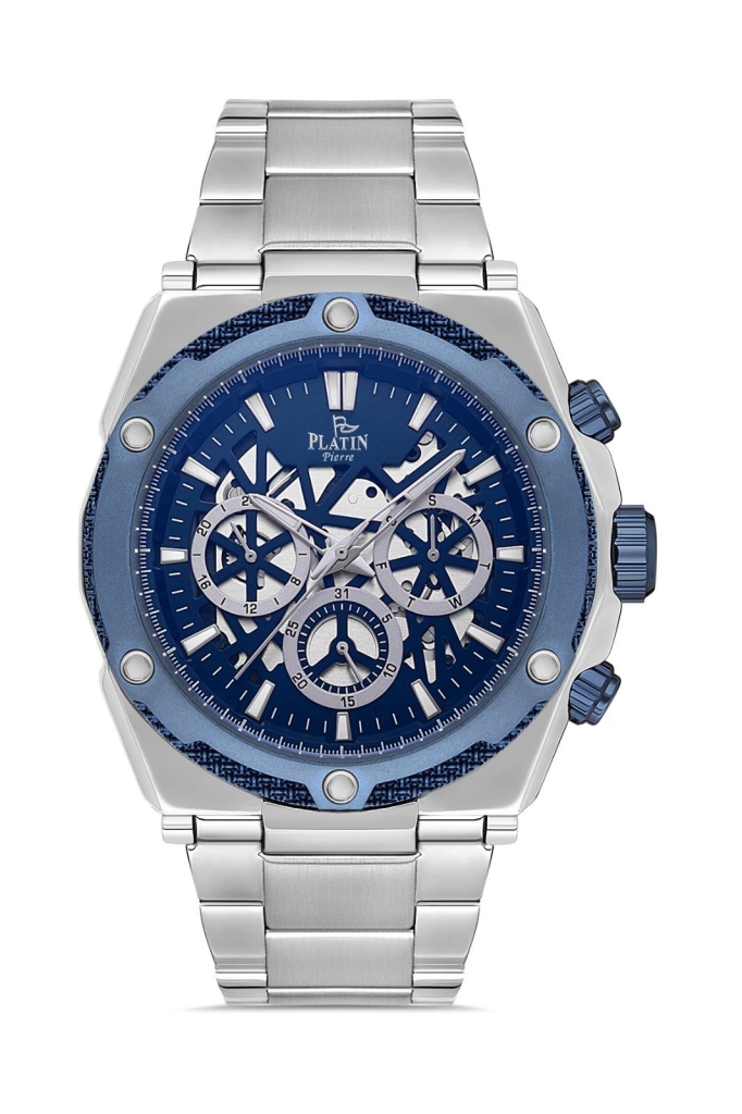 PLATİN PİERRE ERKEK KOL SAATİ