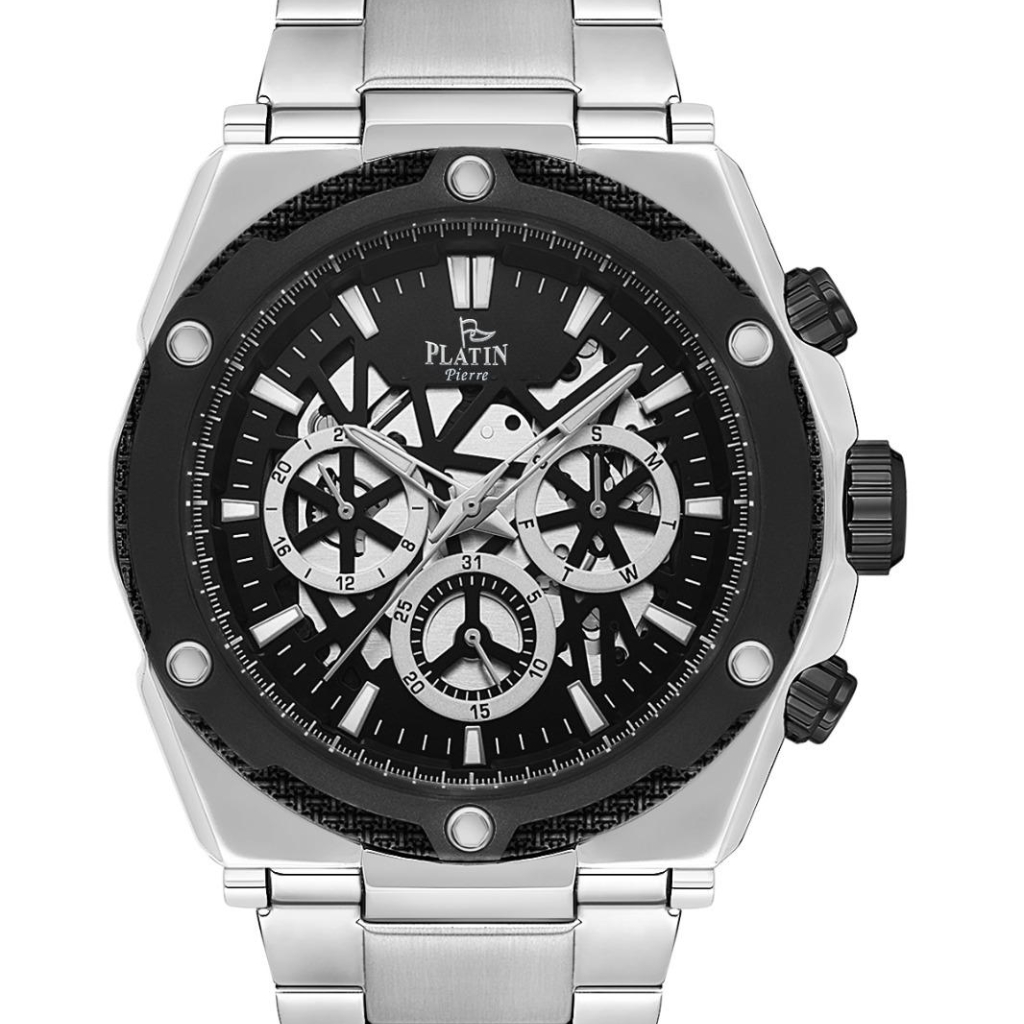 PLATİN PİERRE ERKEK KOL SAATİ