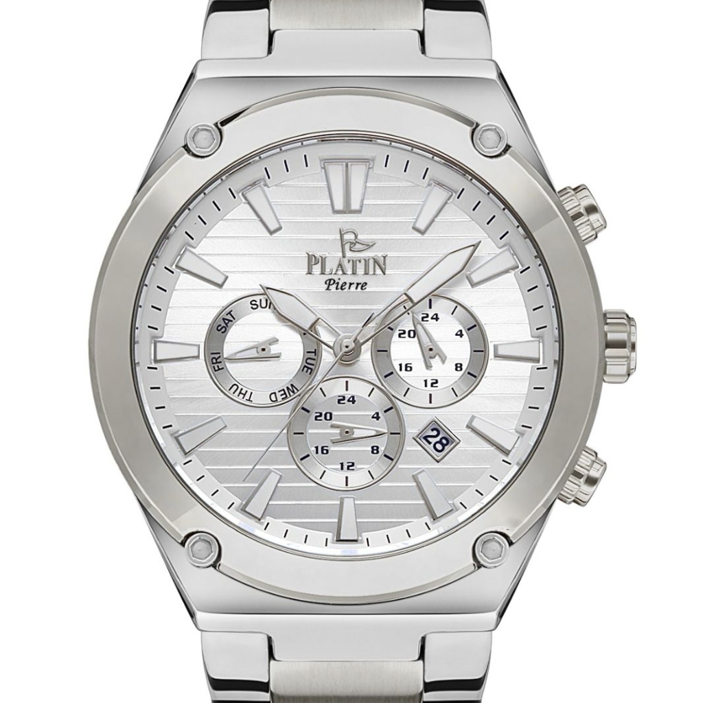 PLATİN PİERRE ERKEK KOL SAATİ