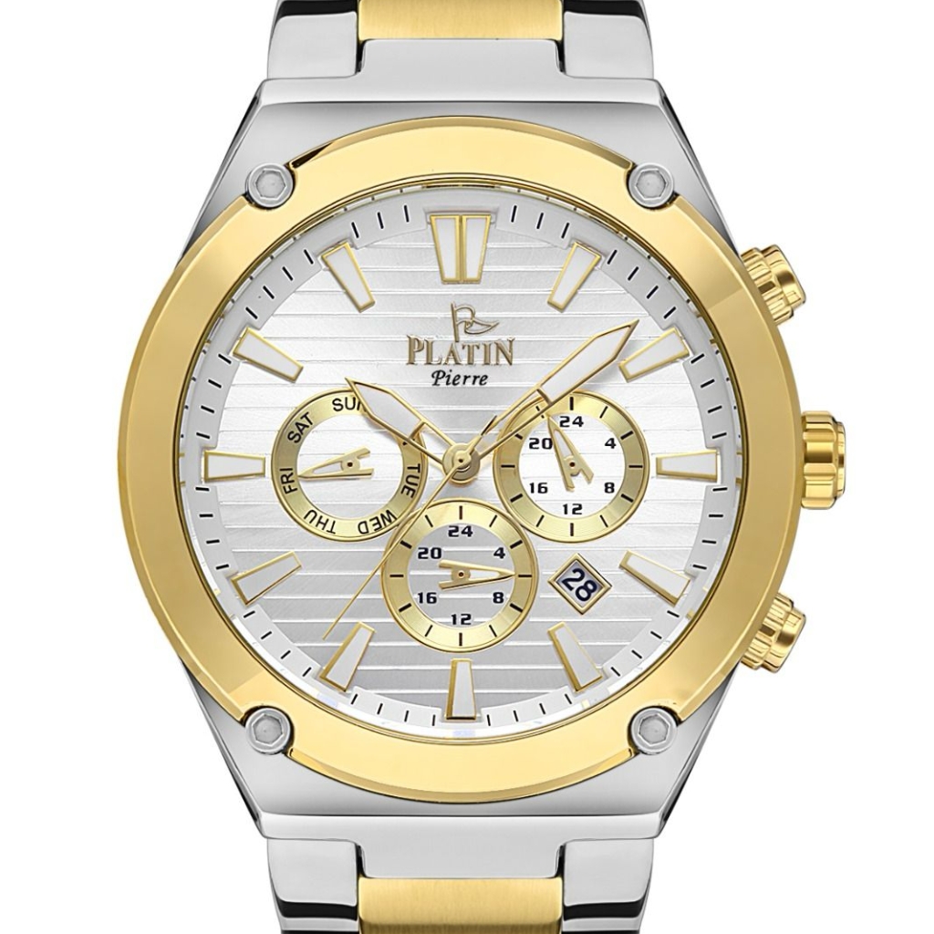 PLATİN PİERRE ERKEK KOL SAATİ
