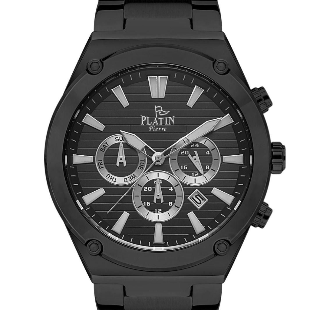 PLATİN PİERRE ERKEK KOL SAATİ