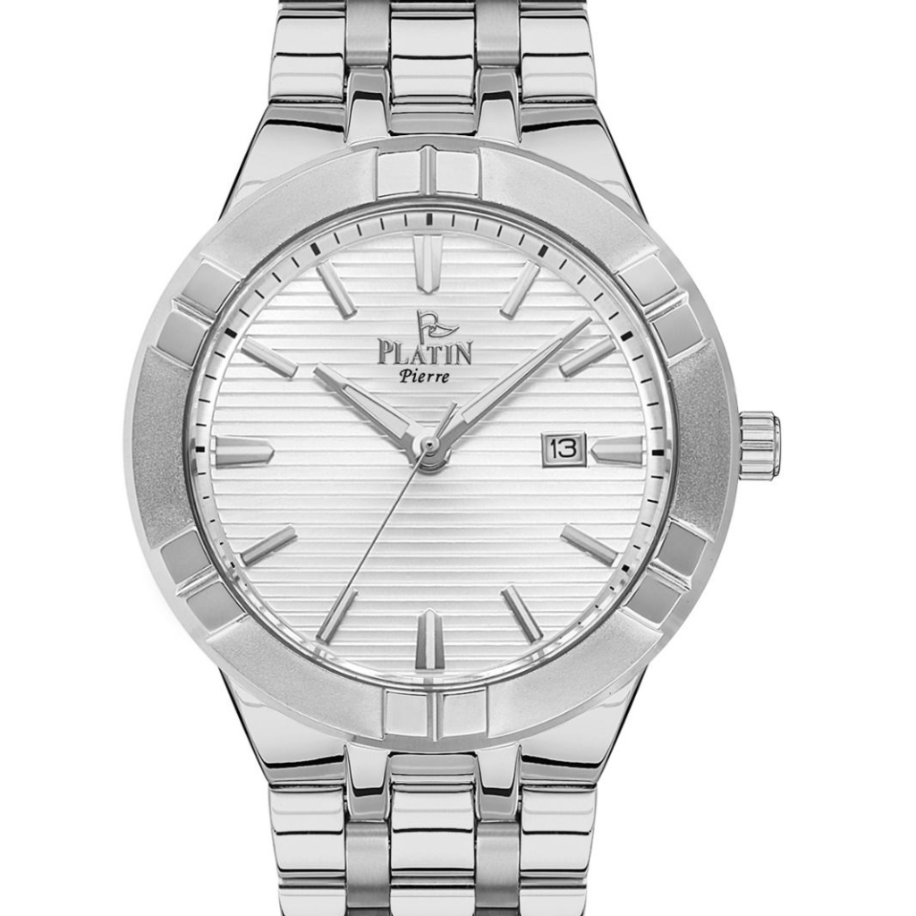 PLATİN PİERRE ERKEK KOL SAATİ