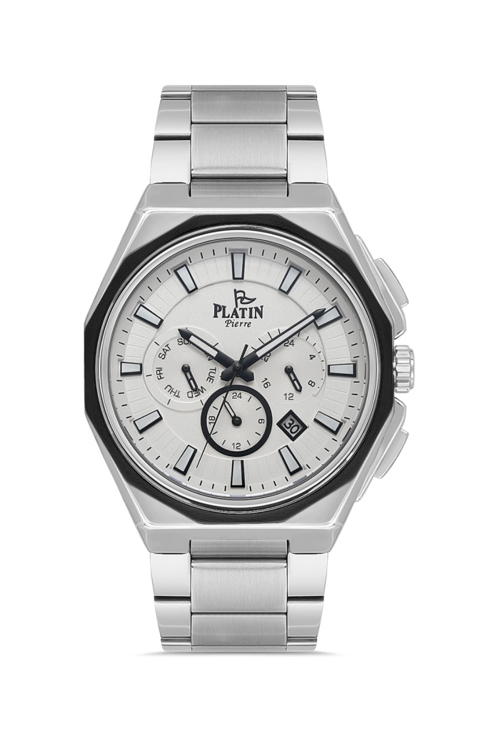 PLATİN PİERRE ERKEK KOL SAATİ