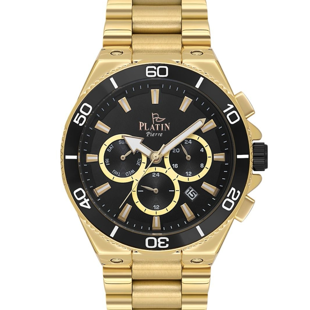 PLATİN PİERRE ERKEK KOL SAATİ