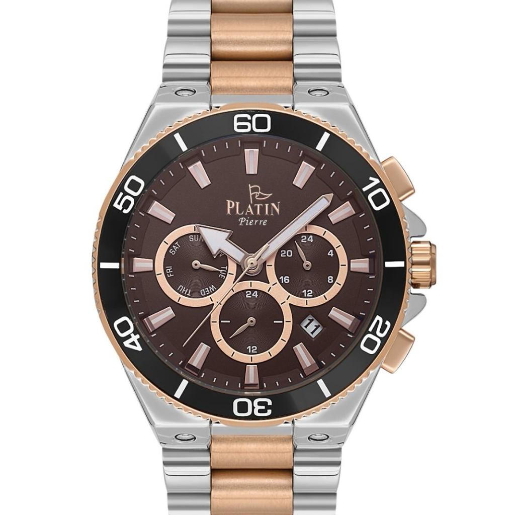 PLATİN PİERRE ERKEK KOL SAATİ