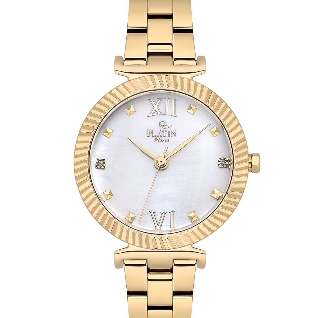 PLATİN PİERRE KADIN KOL SAATİ