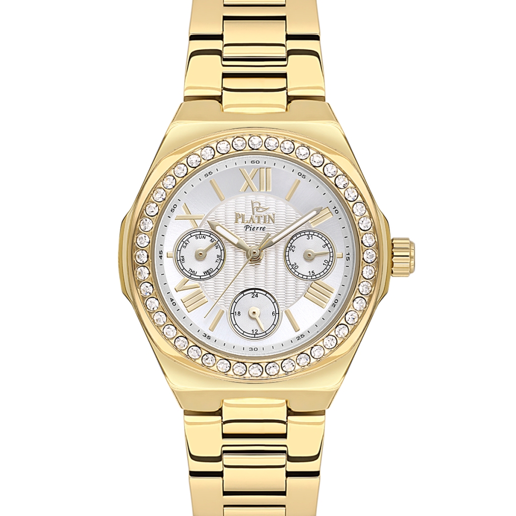 PLATİN PİERRE KADIN KOL SAATİ