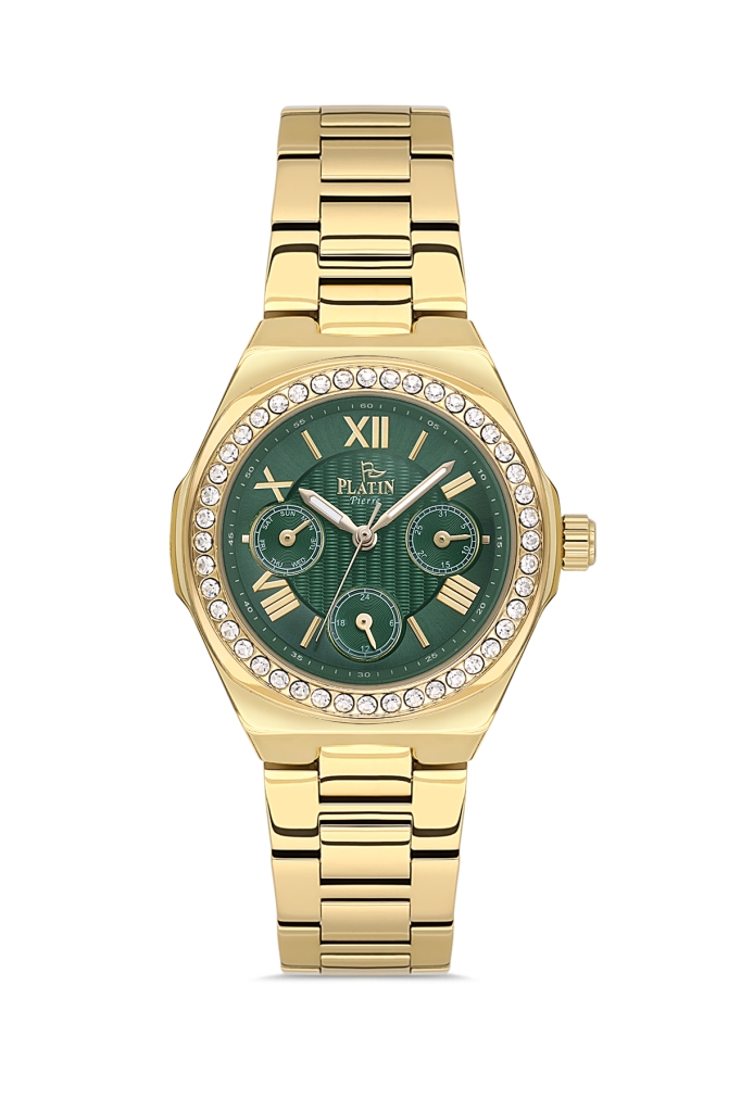 PLATİN PİERRE KADIN KOL SAATİ