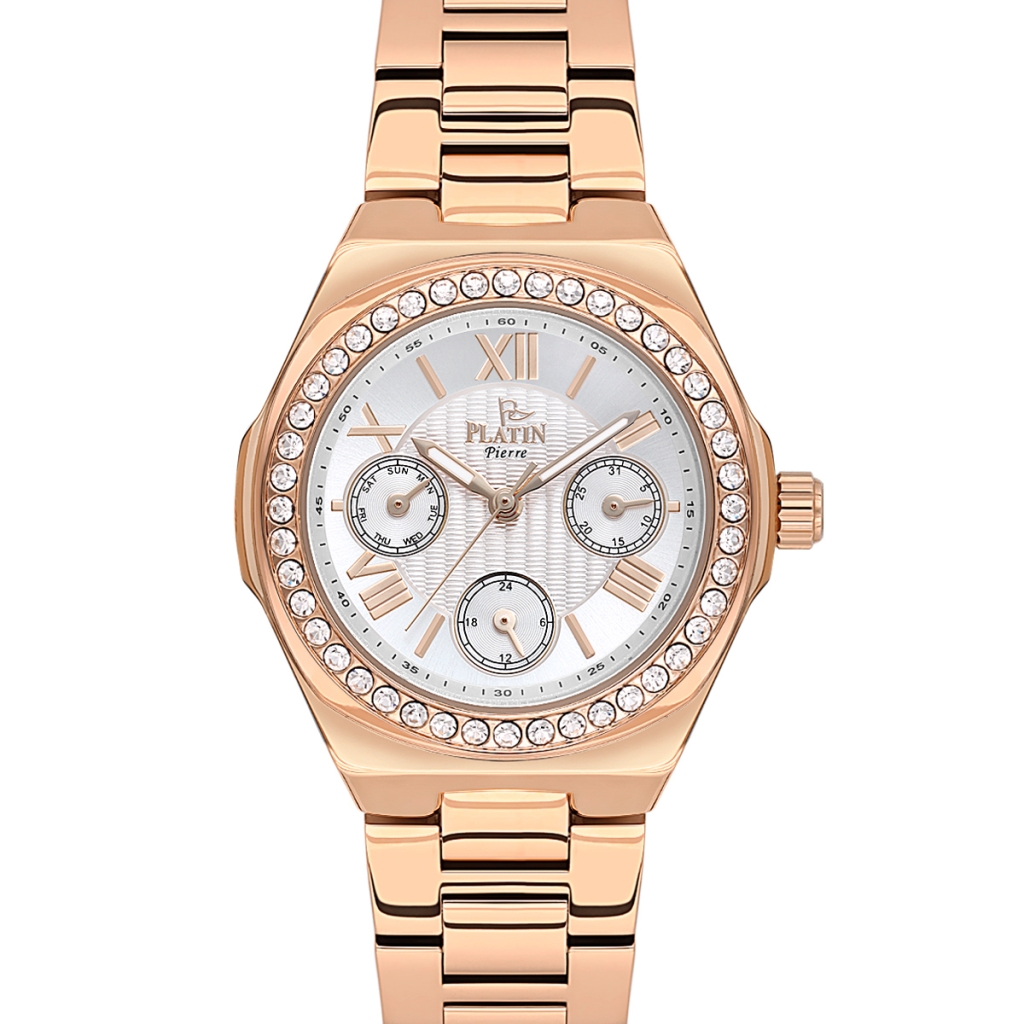 PLATİN PİERRE KADIN KOL SAATİ
