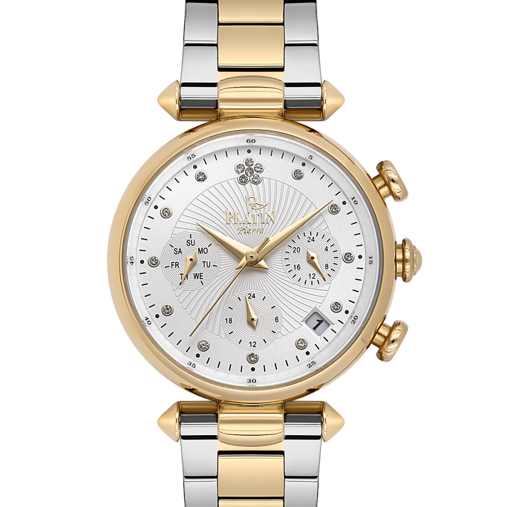 PLATİN PİERRE KADIN KOL SAATİ