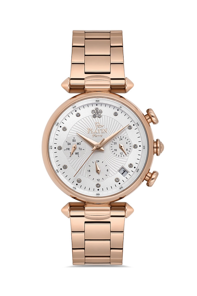 PLATİN PİERRE KADIN KOL SAATİ