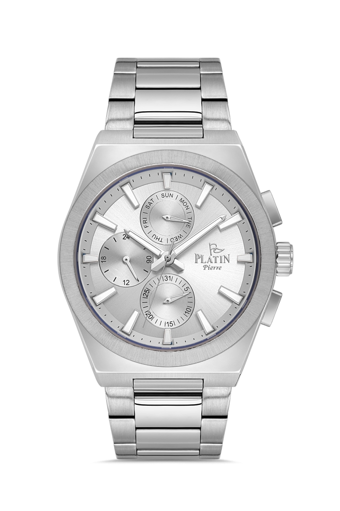 PLATİN PİERRE ERKEK KOL SAATİ