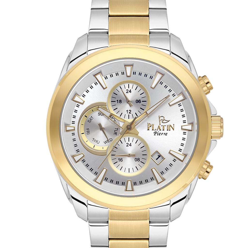PLATİN PİERRE ERKEK KOL SAATİ