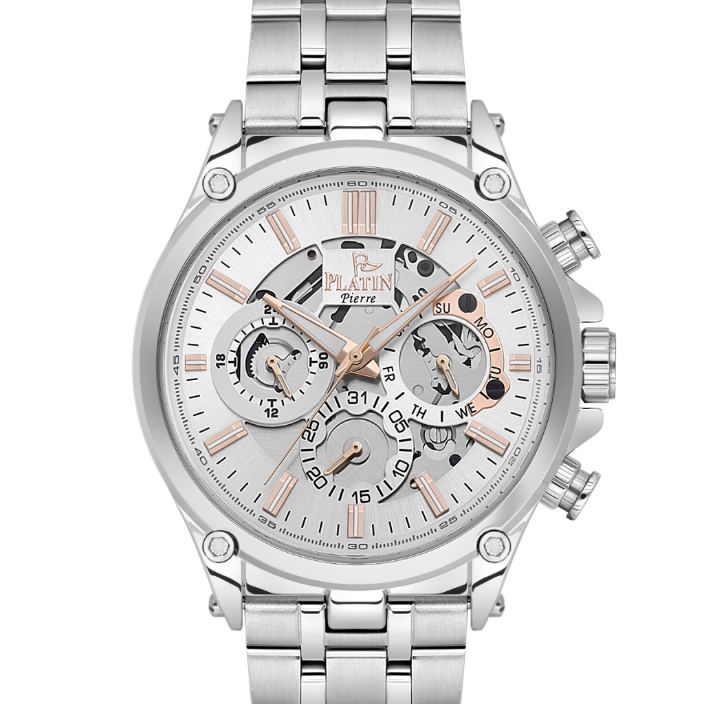 PLATİN PİERRE ERKEK KOL SAATİ